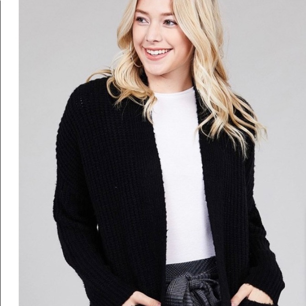 Moving Sale!!!  Open Front/Surplice Back Cardigan